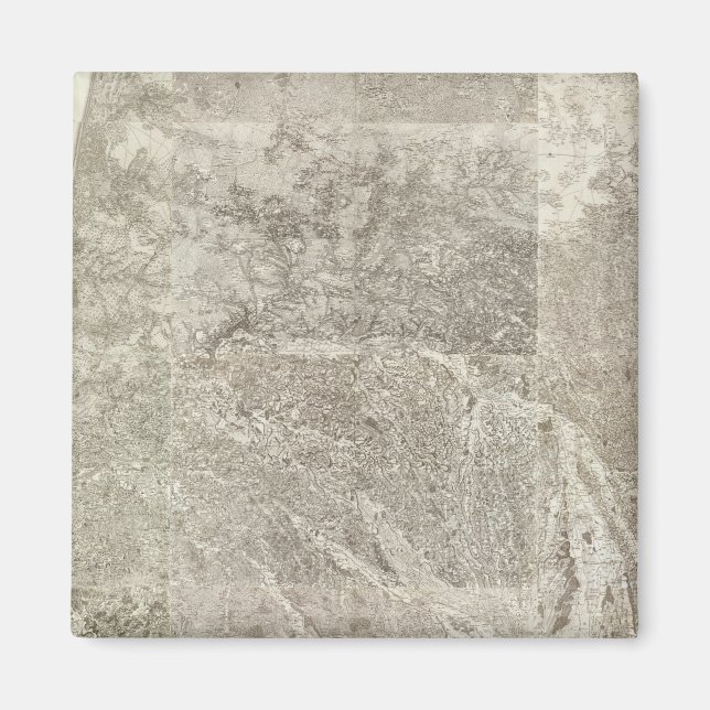 Gesamtkarte von Frankreich 3 Magnet (Vorne)