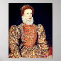 Gesamtkörperportrait von Königin Elisabeth I. von 