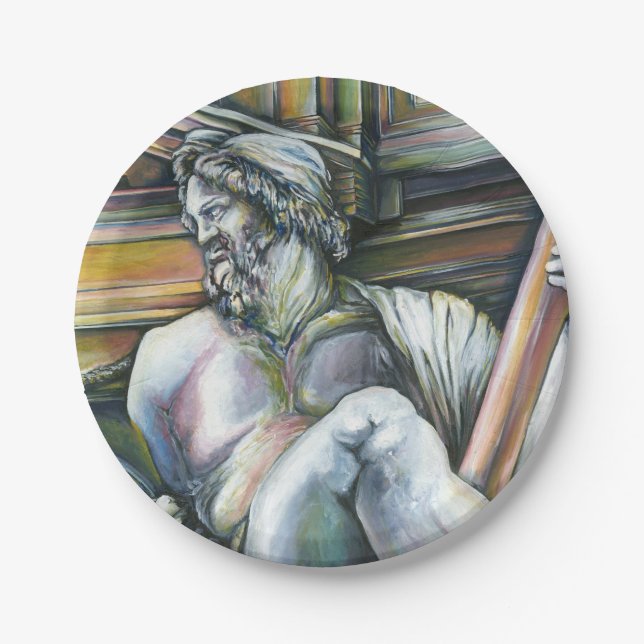 Gesamtkunstwerk Pappteller (Vorderseite)