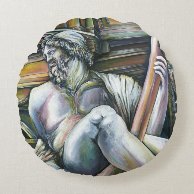 Gesamtkunstwerk Rundes Kissen (Vorderseite)