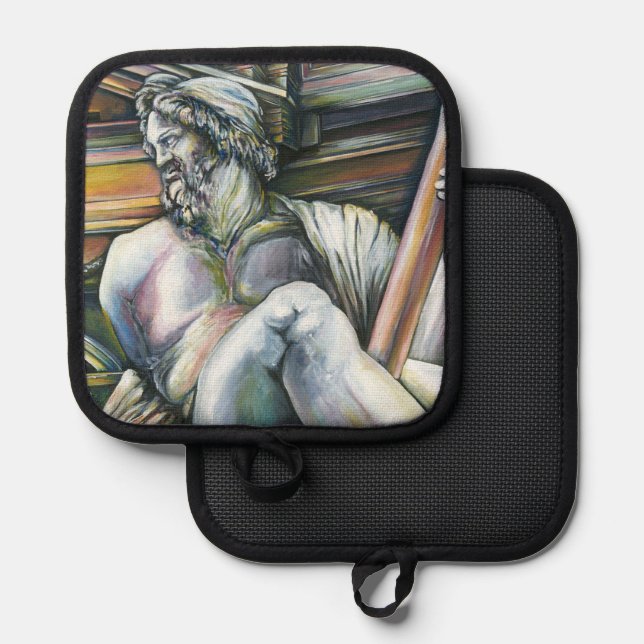 Gesamtkunstwerk Topflappen (Vorderseite/Rückseite)