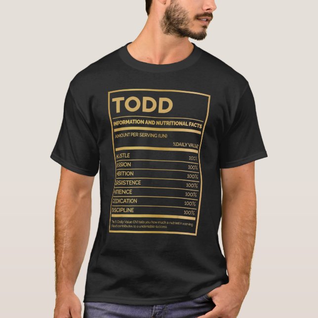 Gesamtnährwert pro Servierwert T-Shirt (Vorderseite)