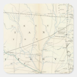 Gesamtplan XXV Quadratischer Aufkleber
