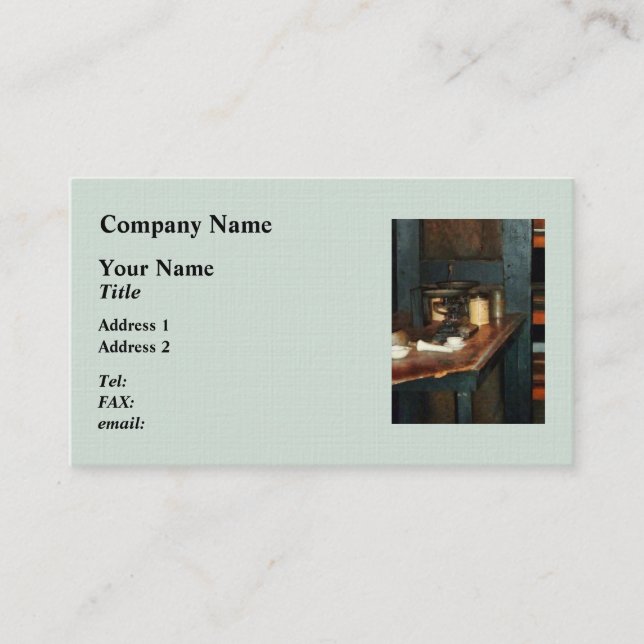 Gesamtsaldo Visitenkarte (Vorderseite)