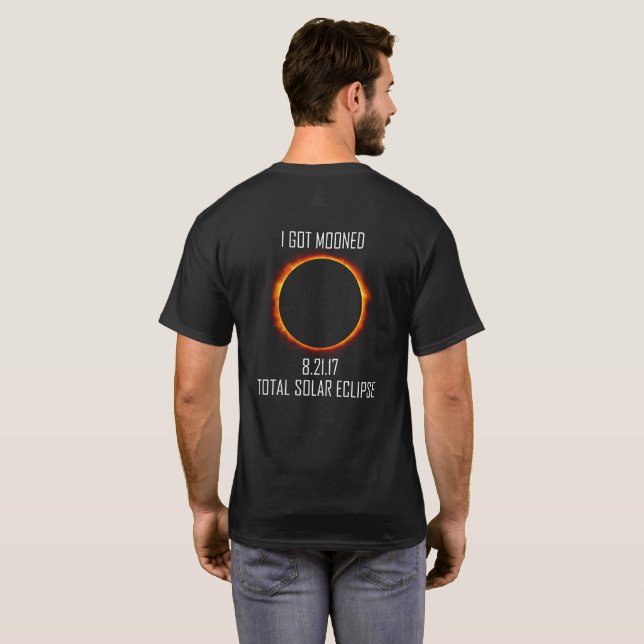 Gesamtschwarzer T - Shirt der solareklipse-2017 (Schwarz voll)