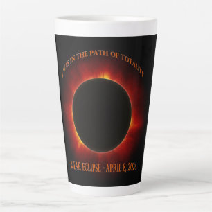 Gesamtsolares Eclipse Milchtasse