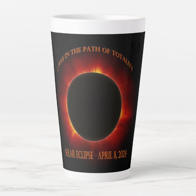 Gesamtsolares Eclipse Milchtasse (Vorderseite)