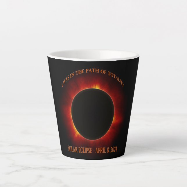 Gesamtsolares Eclipse Milchtasse (Vorderseite)