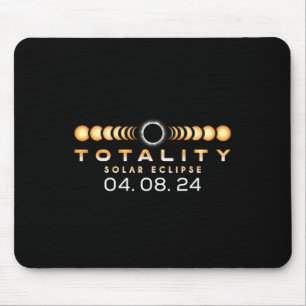 Gesamtsolares Eclipse Spring 04.08.2024 Totality P Mousepad