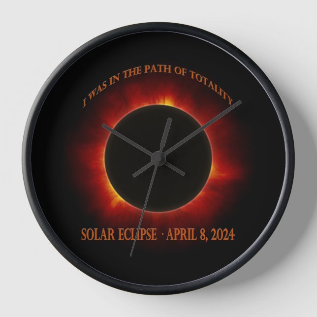 Gesamtsolares Eclipse Uhr (Vorderseite)