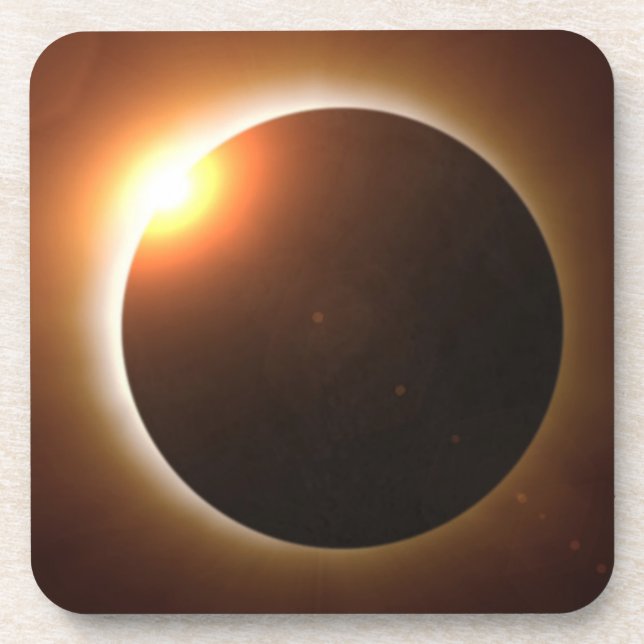 Gesamtsolares Eclipse Untersetzer (Vorderseite)