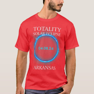 Gesamtsolariserie 2024 Arkansas 040824 Astronomie T-Shirt