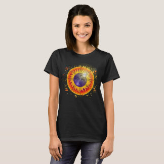 GesamtSonnenfinsternis-Mond-Gesicht T-Shirt