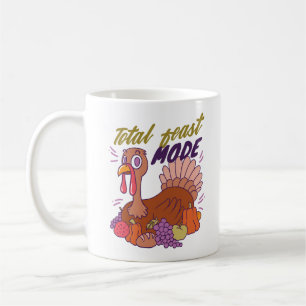 GESAMTZAHL DER TÜRKEI FÜR DEN ERNTEDANK KAFFEETASSE