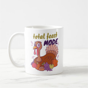 GESAMTZAHL DES TÜRKEI-ERNTEDANKS KAFFEETASSE