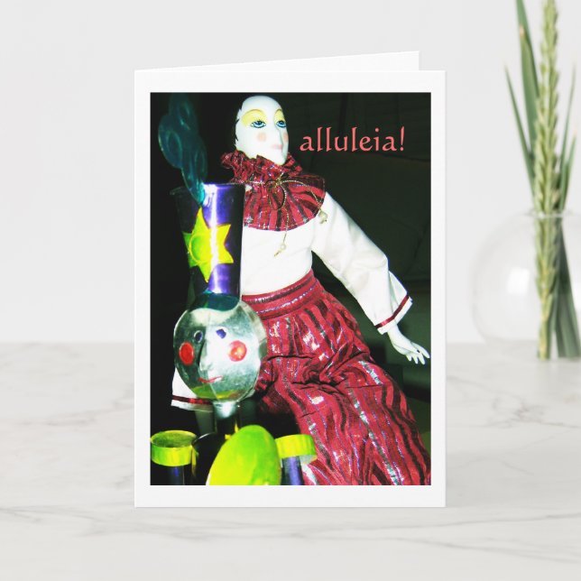 Gesang der Freude Feiertagskarte (Vorderseite)