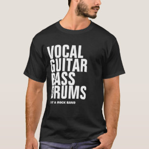 Gesang, Gitarre, Bass, Schlagzeug.. Rock. T-Shirt