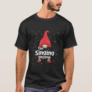 Gesang Gnome Familie Matching Weihnachten Funny Ge T-Shirt