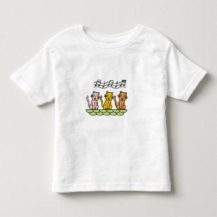 Gesang-Katze Kleinkind T-shirt
