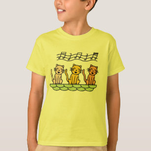 Gesang-Katzen T-Shirts und Geschenke