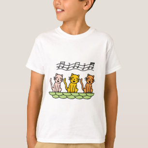 Gesang-Katzen T-Shirts und Geschenke