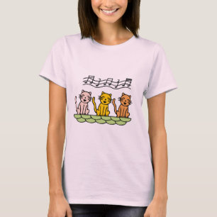 Gesang-Katzen T-Shirts und Geschenke