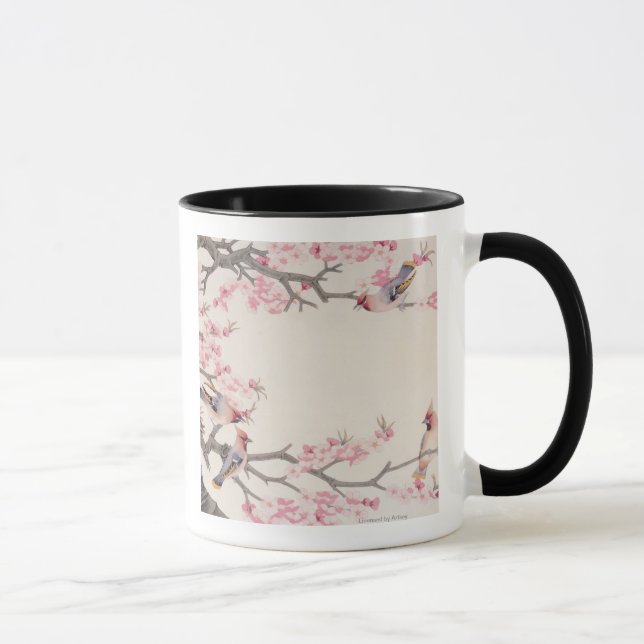 Gesang-Vögel im Frühjahr Tasse (Rechts)
