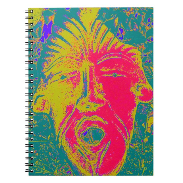 Gesangsmaske Notizblock (Vorderseite)