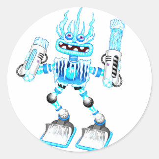 Gesangsmonster Runder Aufkleber