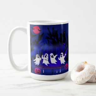 Gesangswettbewerb im Spuk Wald Friedhof Kaffeetasse