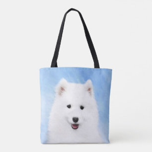 Gesäumte Welpenmalerei - Niedliche Original Hunde Tasche