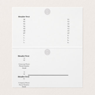 Geschachtelte Business Card - Unternehmens- und Su Visitenkarten