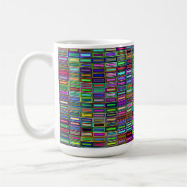 Geschachtelte Rechtecke 15oz Tasse