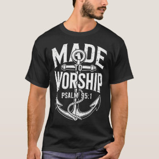 Geschaffen, um den Herrn Gott Anker Christlich zu T-Shirt