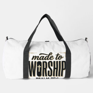 Geschaffen, um Psalmen 95_1 zu verehren, christlic Duffle Bag