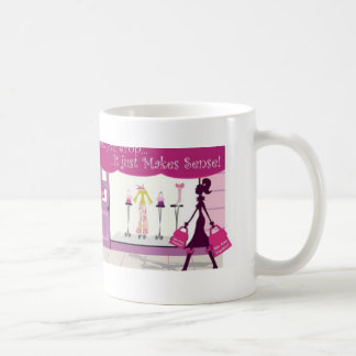 Geschäft, bis Sie fallen Kaffeetasse