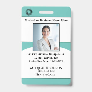 Geschäft Krankenhaus Medizin Mitarbeiter Foto-ID-L Ausweis