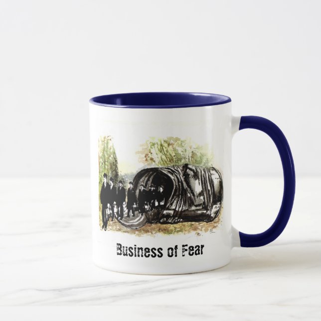 Geschäft mit Angst Tasse (Rechts)