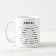 Geschäft sprechen Übersetzer-Tasse