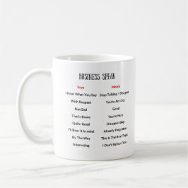 Geschäft sprechen Übersetzer-Tasse Kaffeetasse