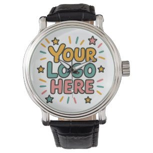 Geschäft, Unternehmen, Werbung Ihr Logo hier Armbanduhr