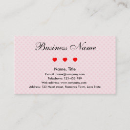 Geschäft von Romance Visitenkarte