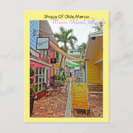 Geschäfte von Olde Marco - Marco Insel Florida Postkarte