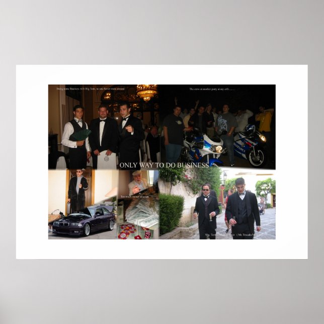 Geschäftlich Poster (Vorne)