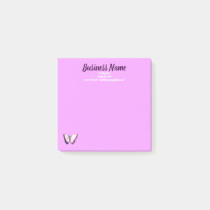 Geschäftliche Marketing personalisiert Post-it Klebezettel