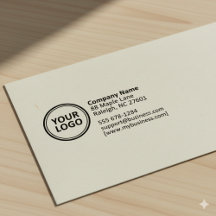 Geschäftliche Rücksendeadresse | Logo Professionel