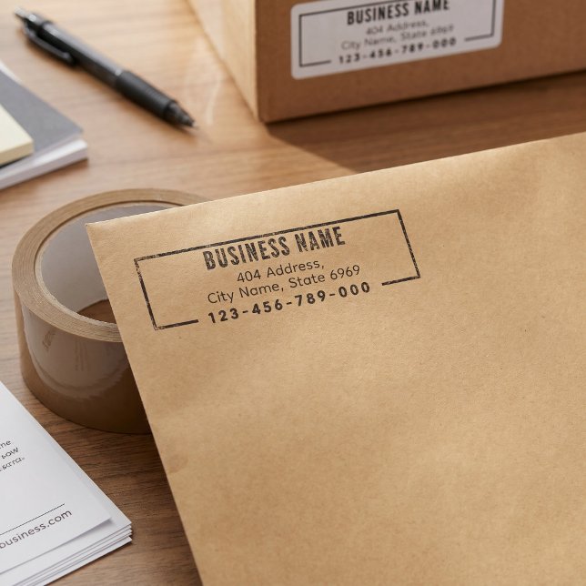 Geschäftliche Rücksendeadresse | Professionelles m Permastempel (Von Creator hochgeladen)