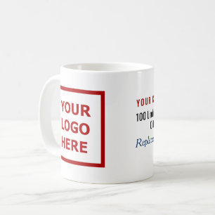 Geschäfts-Branding-Promotion-Logo-Slogan-Adresse  Kaffeetasse