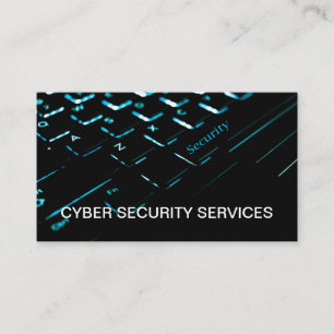 Geschäfts-Cybersicherheitsdienste Visitenkarte