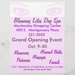 Geschäfts-Flyer Lovely Eyes Flyer